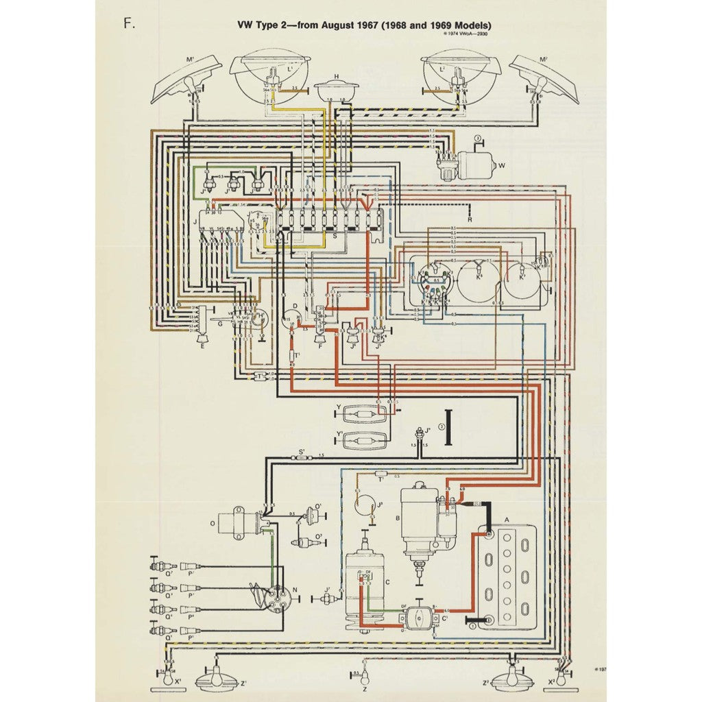 [CLASSIC] VW STATION WAGON BUS "T2" (1968-1979) FACTORY SERVICE REPAIR WORKSHOP MANUAL