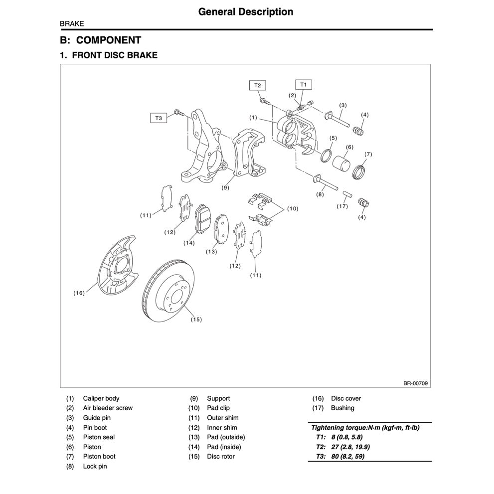 SUBARU FORESTER SH (2009-2013) SERVICE WORKSHOP MANUAL