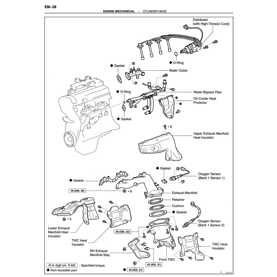 TOYOTA RAV4 XA10 (1996-2000) SERVICE WORKSHOP MANUAL