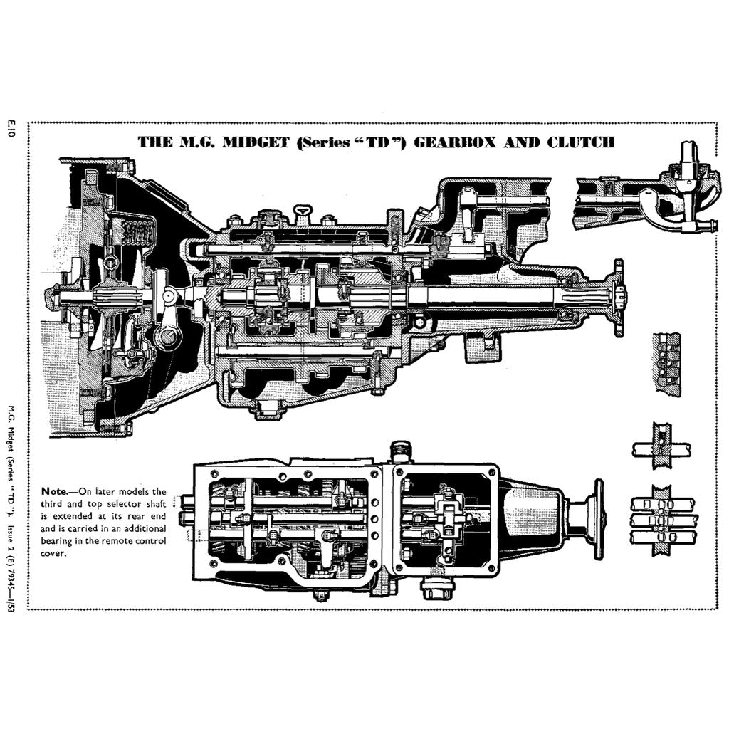 [CLASSIC] MG MIDGET "TD & TF" SERIES (1936-1955) WORKSHOP MANUAL + PARTS CATALOGUE + OWNER'S MANUAL