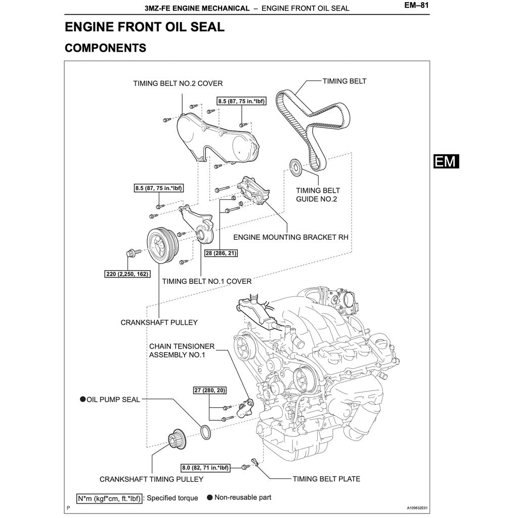 TOYOTA HARRIER II XU30 (2003-2009) SERVICE WORKSHOP MANUAL