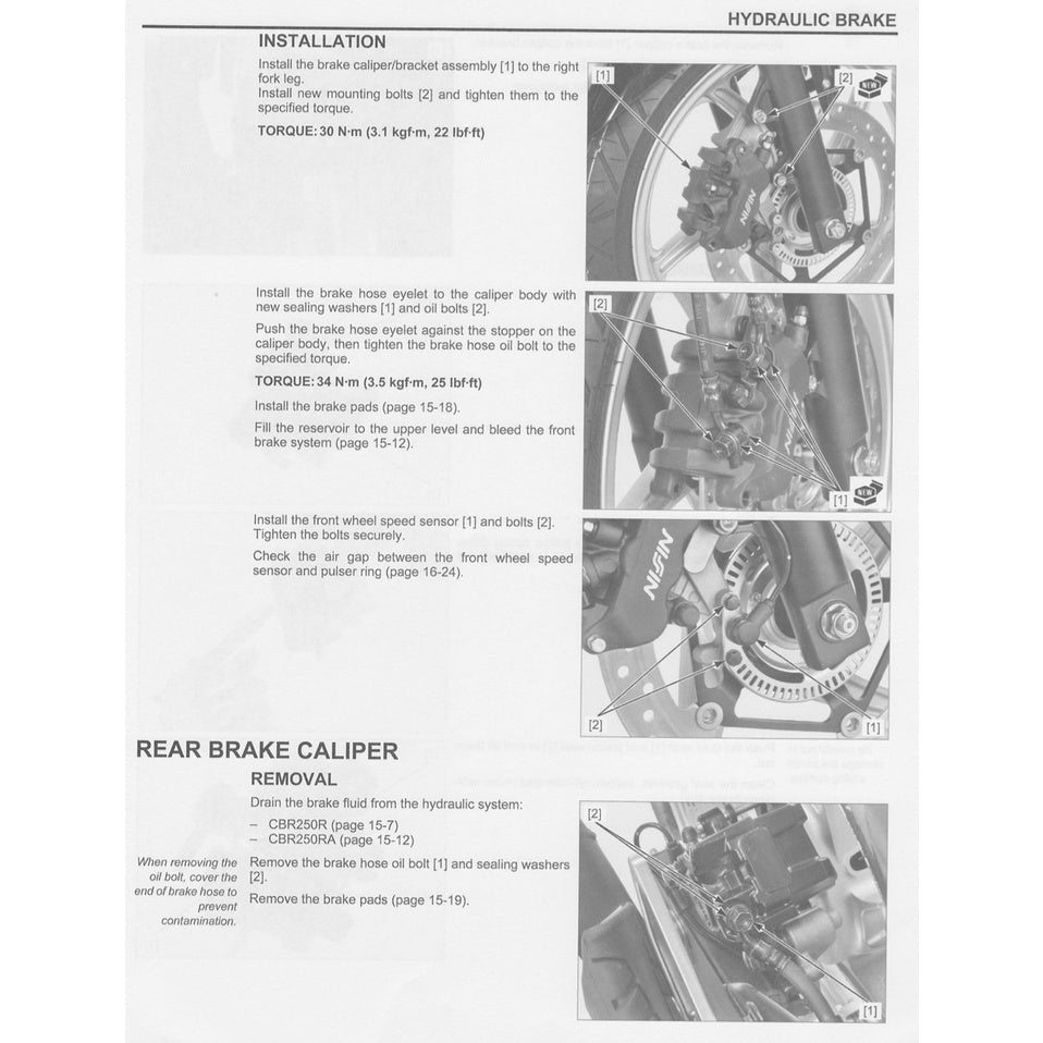 HONDA CBR 250 R (2011-2021) SERVICE WORKSHOP MANUAL + PARTS CATALOGUE + OWNER'S MANUAL / CBR250R