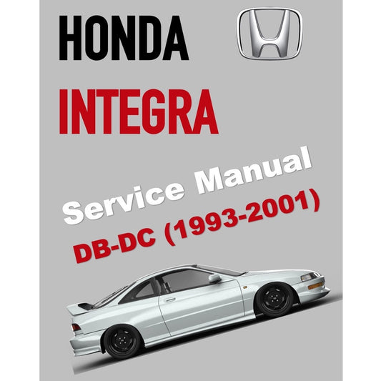 HONDA INTEGRA ACURA DB DC (1993-2001) SERVICE WORKSHOP MANUAL + SUPPLEMENT TYPE R