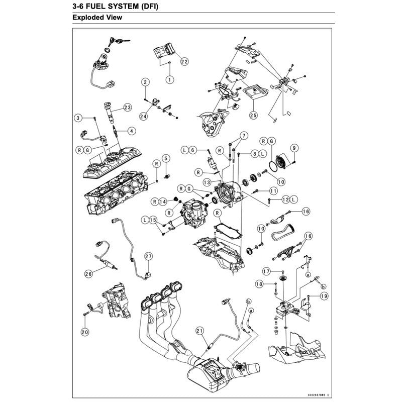 KAWASAKI NINJA H2 (2015-2017) SERVICE WORKSHOP MANUAL + PARTS CATALOGUE + OWNER'S MANUAL