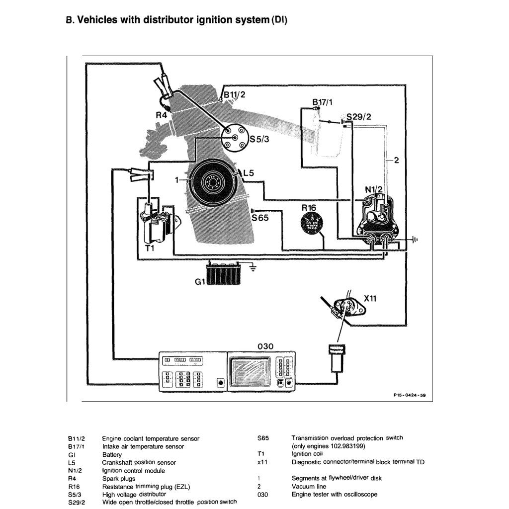 MERCEDES-BENZ M102 ENGINE 1.8–2.5 L 8V-16V (1980–1996) SERVICE WORKSHOP MANUAL