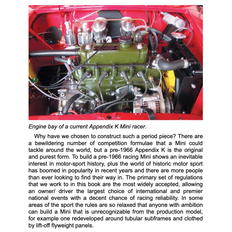 HOW TO PREPARE A HISTORIC RACING MINI - CCK - MINI CLASSIC