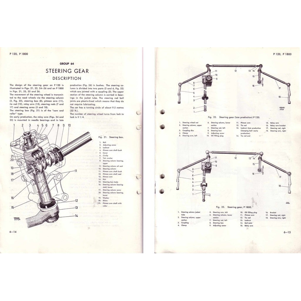 [CLASSIC] VOLVO AMAZON 120,121,122, 122S (1959-1970) WORKSHOP SERVICE REPAIR MANUAL