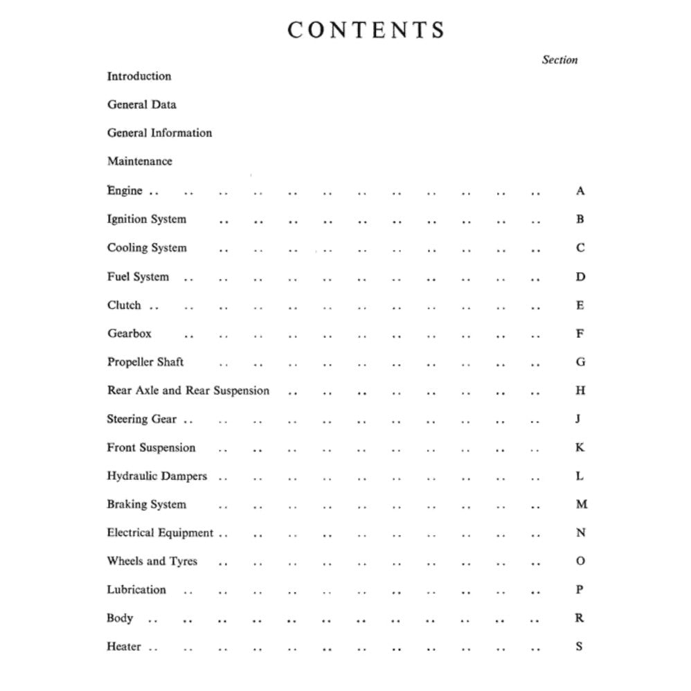 [CLASSIC] AUSTIN A30 & A35 (1951-1968) SERVICE WORKSHOP MANUAL