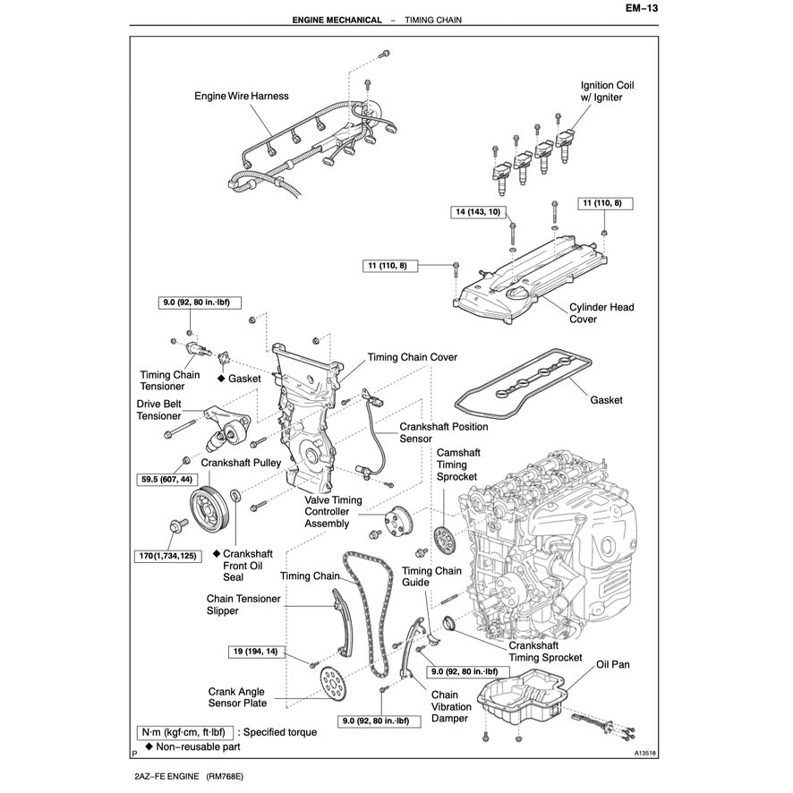 TOYOTA  ESTIMA/PREVIA ACR30 (2000-2005) SERVICE WORKSHOP MANUAL