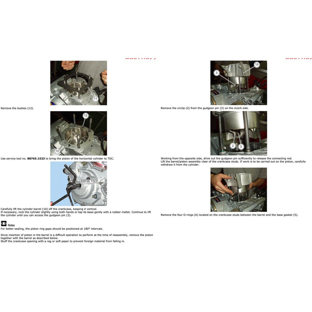 DUCATI 848 (2008-2013) SERVICE REPAIR WORKSHOP MANUAL