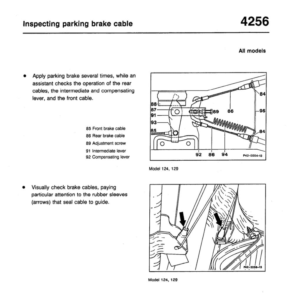 MERCEDES-BENZ W124 (1984-1995) SERVICE WORKSHOP MANUAL LIBRARY