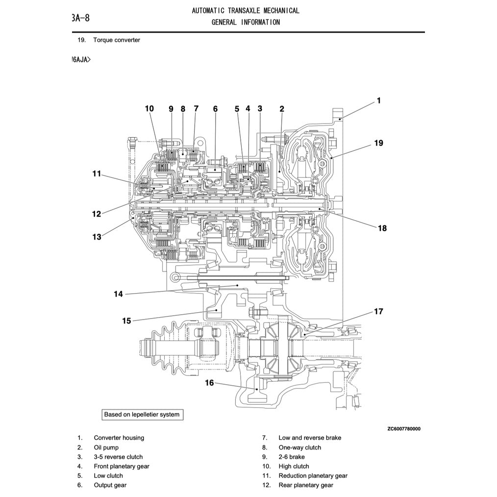 MITSUBISHI OUTLANDER II CW (2006-2012) SERVICE WORKSHOP MANUAL