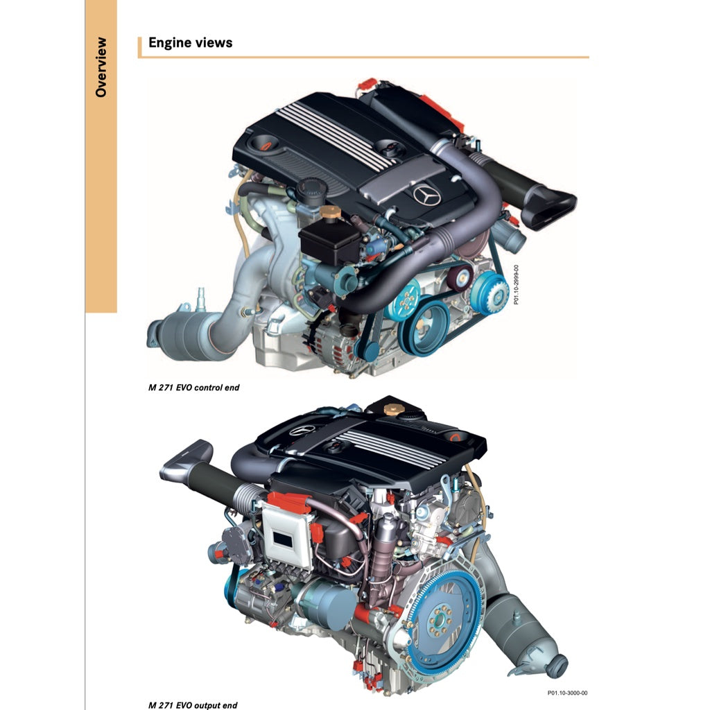 MERCEDES BENZ ENGINE M271 EVO SERVICE WORKSHOP MANUAL