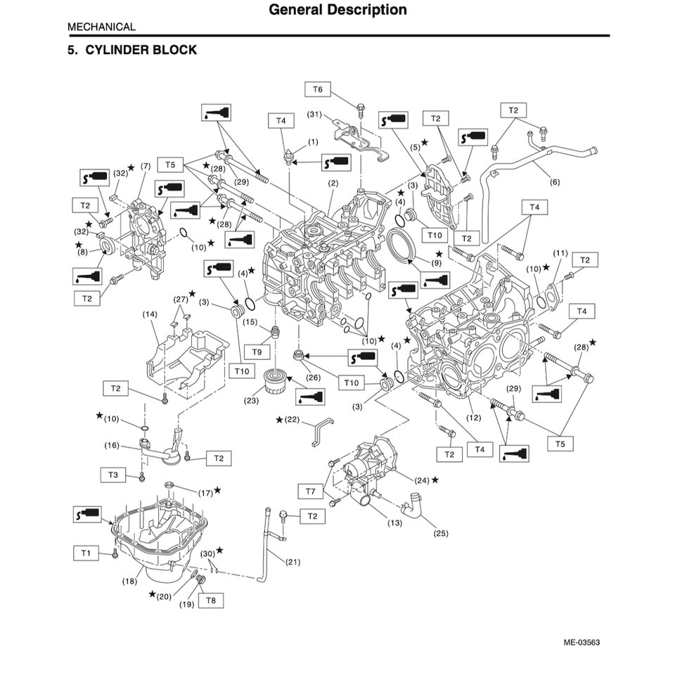 SUBARU FORESTER SH (2009-2013) SERVICE WORKSHOP MANUAL