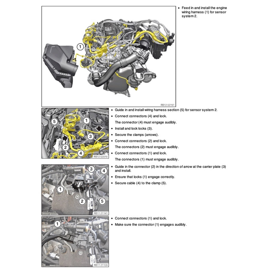BMW 3 SERIES G20 320i  / M340i (2019-2023) SERVICE WORKSHOP MANUAL