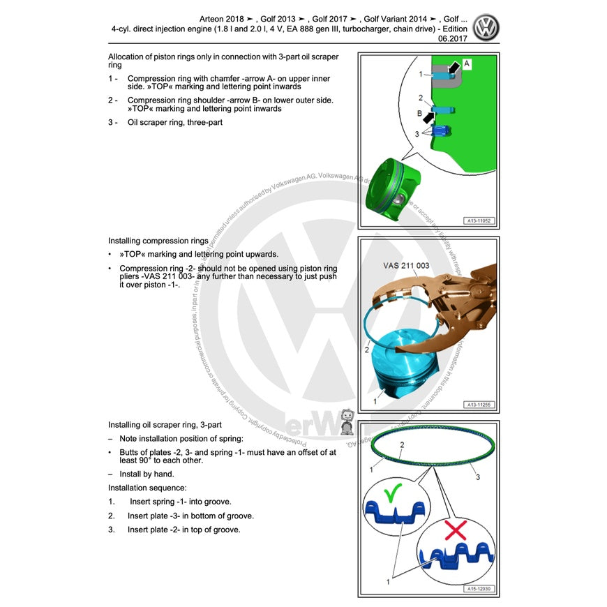 VW TIGUAN II AD/BW (2016+) SERVICE WORKSHOP MANUAL