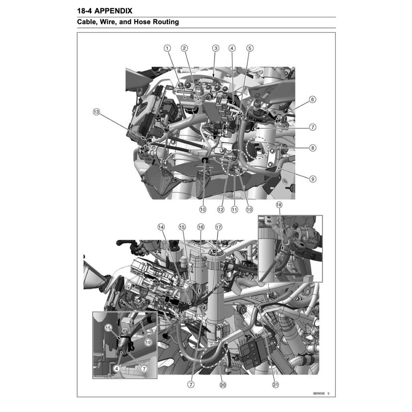KAWASAKI NINJA H2 (2015-2017) SERVICE WORKSHOP MANUAL + PARTS CATALOGUE + OWNER'S MANUAL