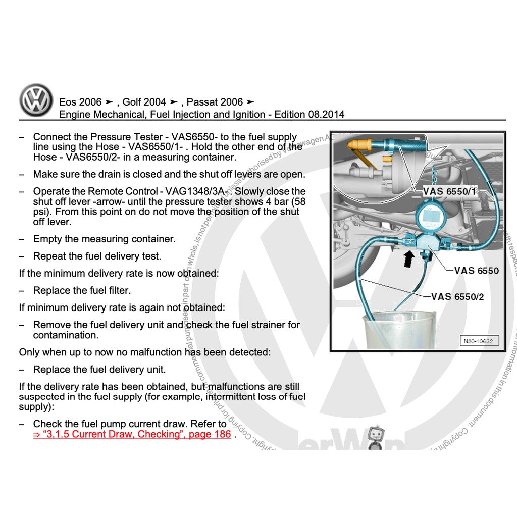 VW GOLF MK5 (2004-2009) SERVICE WORKSHOP MANUAL