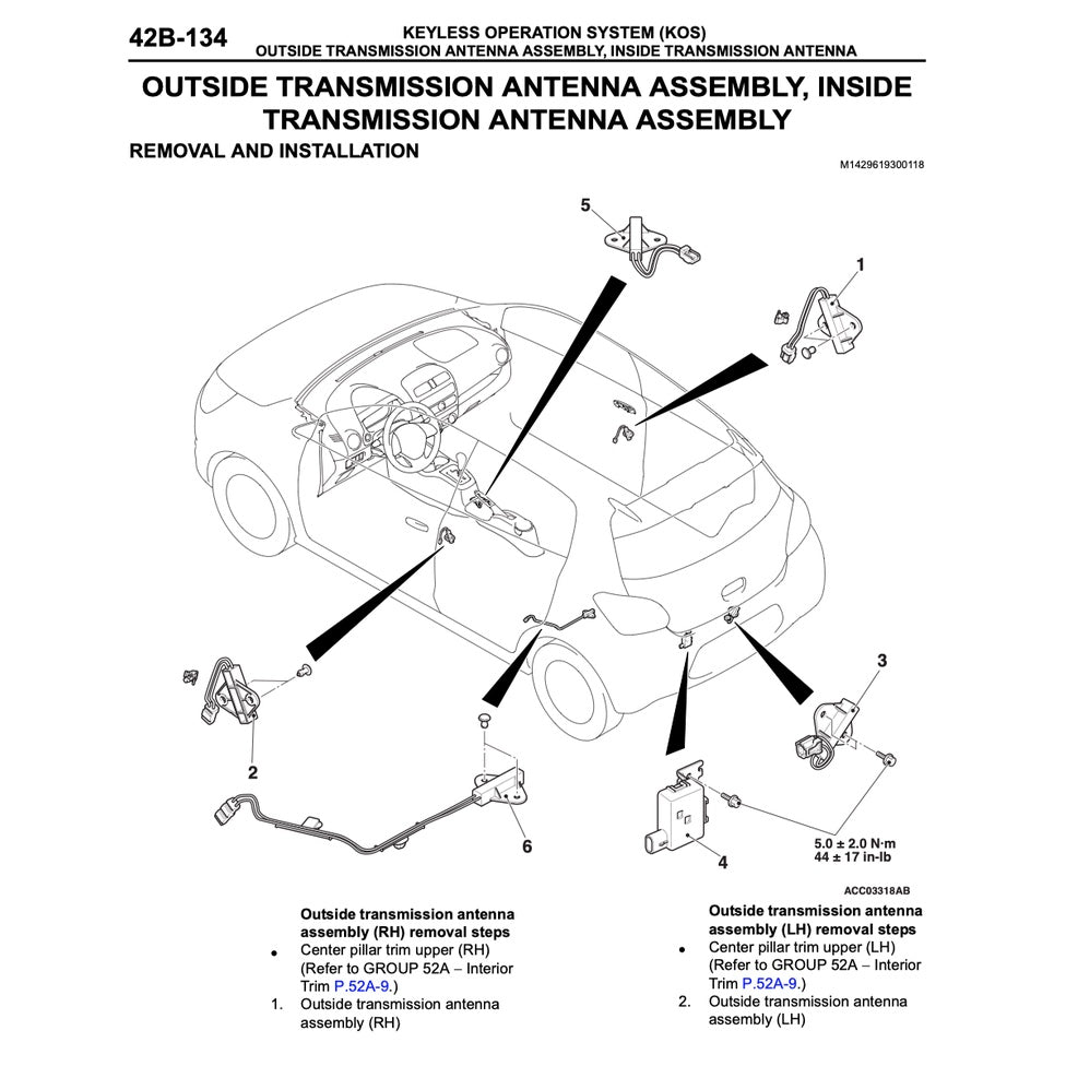 MITSUBISHI MIRAGE / ATTRAGE (2012-2021) SERVICE WORKSHOP MANUAL