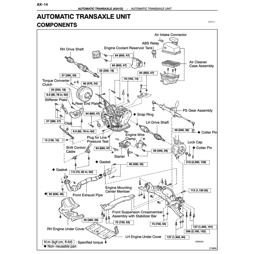 TOYOTA RAV4 XA10 (1996-2000) SERVICE WORKSHOP MANUAL