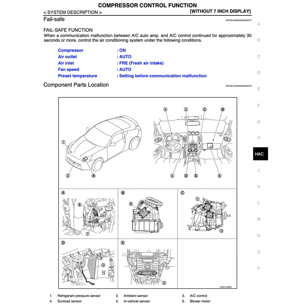 NISSAN 370Z SERIES Z34 (2009-2016) SERVICE WORKSHOP MANUAL
