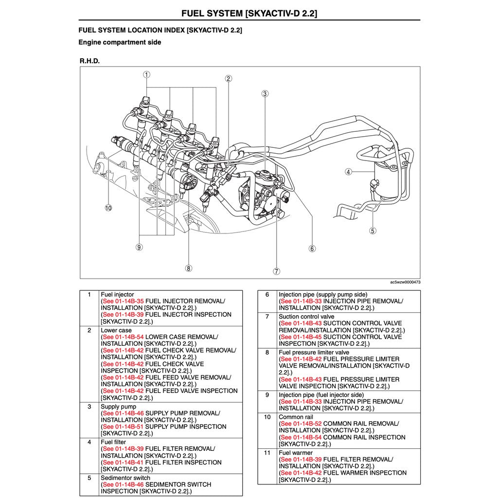 MAZDA CX-5 KE (2012-2017) SERVICE WORKSHOP MANUAL