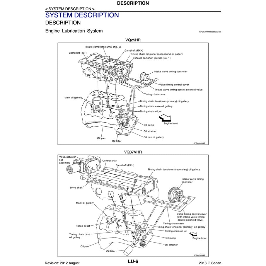 INFINITI G37 (2007-2015) SERVICE WORKSHOP MANUAL