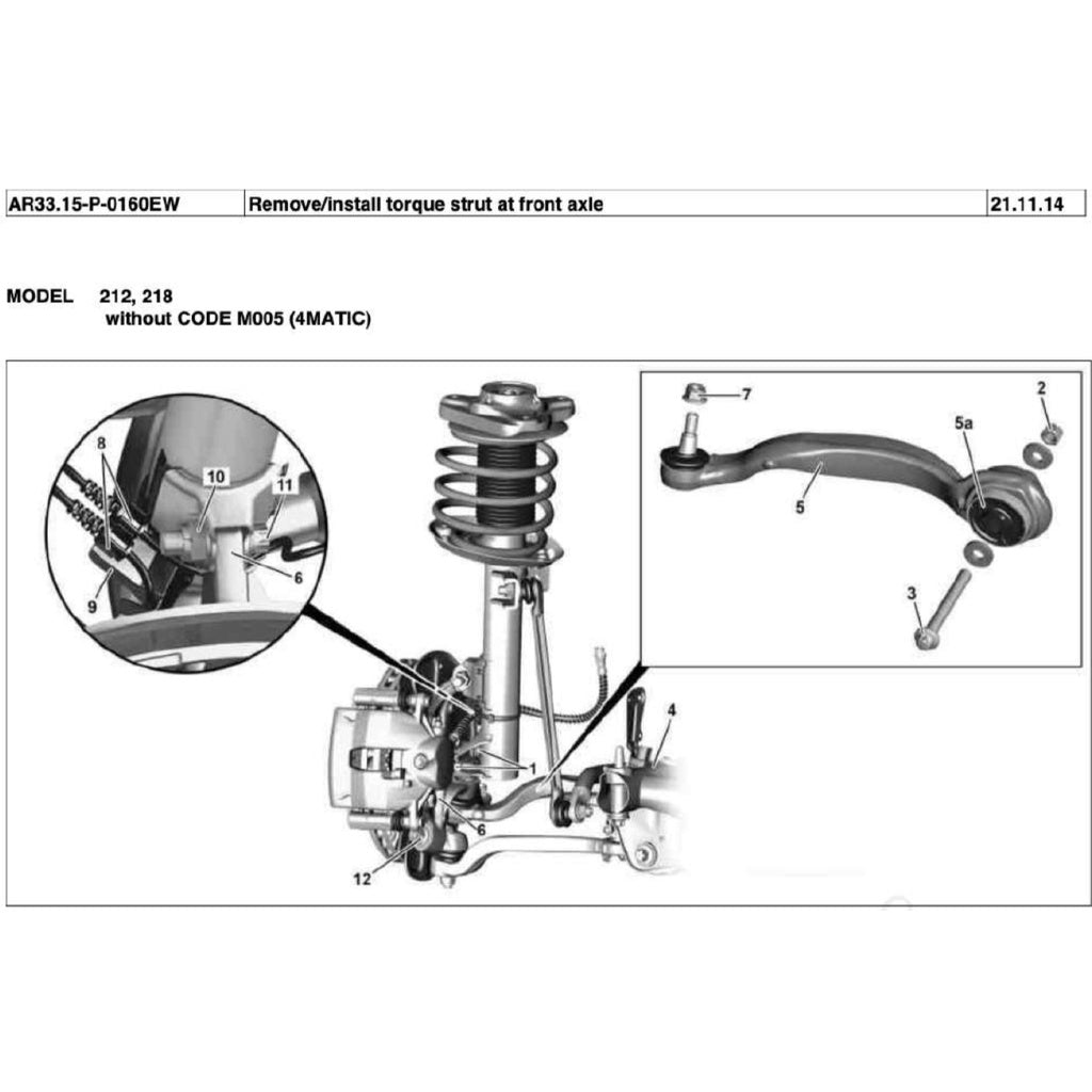 MERCEDES BENZ E-CLASS W212 OM651 (2010-2016) SERVICE WORKSHOP MANUAL