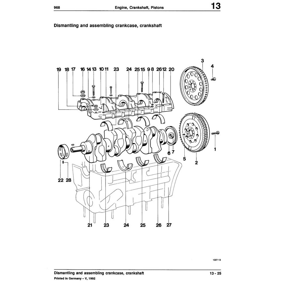 PORSCHE 968 (1991-1995) SERVICE WORKSHOP MANUAL