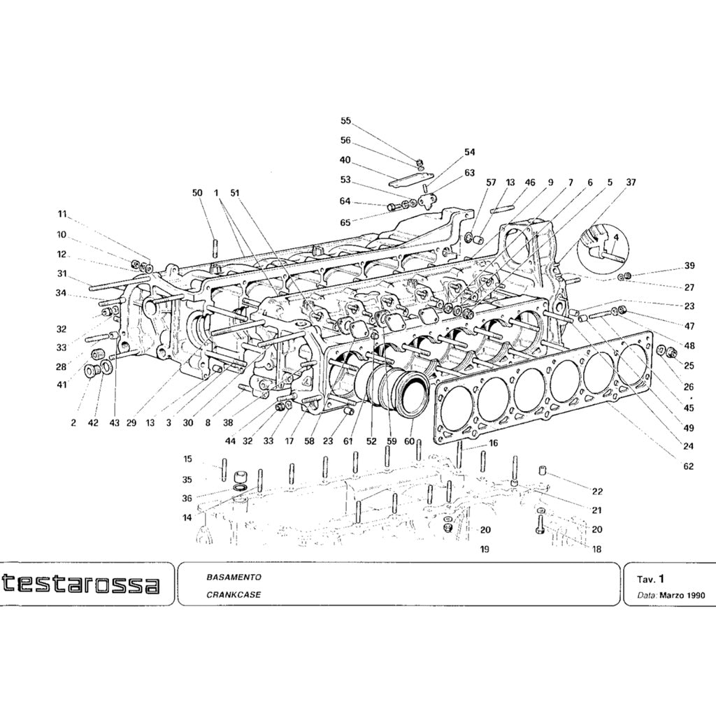 FERRARI TESTAROSSA F110 (1984-1991) SERVICE WORKSHOP MANUAL + PARTS CATALOGUE