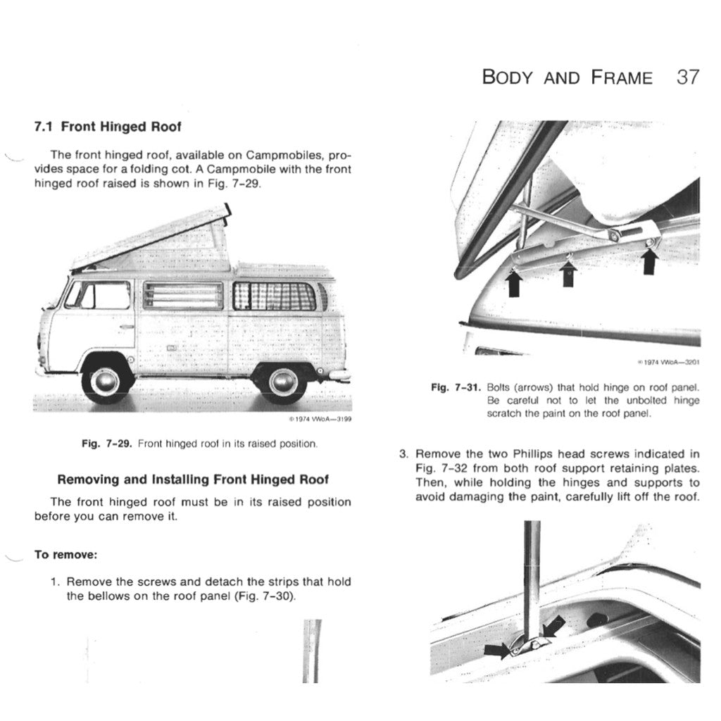 [CLASSIC] VW STATION WAGON BUS "T2" (1968-1979) FACTORY SERVICE REPAIR WORKSHOP MANUAL