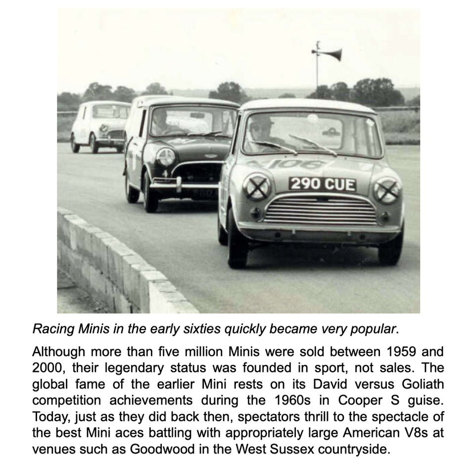 HOW TO PREPARE A HISTORIC RACING MINI - CCK - MINI CLASSIC