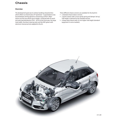 AUDI A1 8X (2010-2018) SERVICE WORKSHOP MANUAL