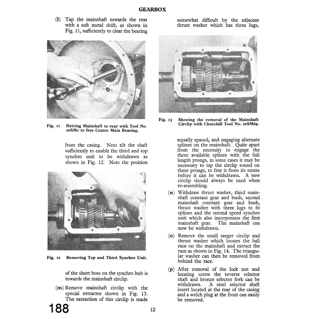 [CLASSIC] TRIUMPH TR 2/3/3A (1953-1962) SERVICE WORKSHOP MANUAL