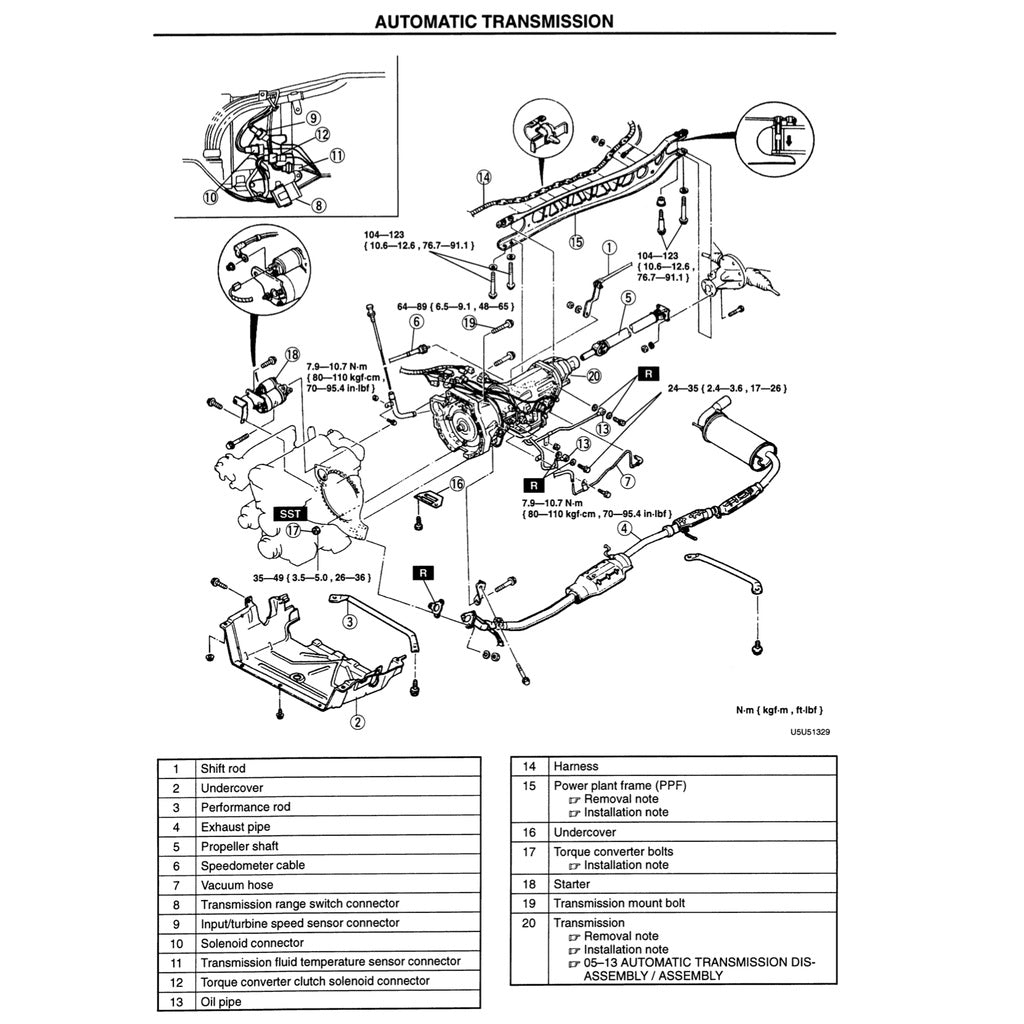 MAZDA MX-5 MIATA NA SERIES (1997) SERVICE WORKSHOP MANUAL