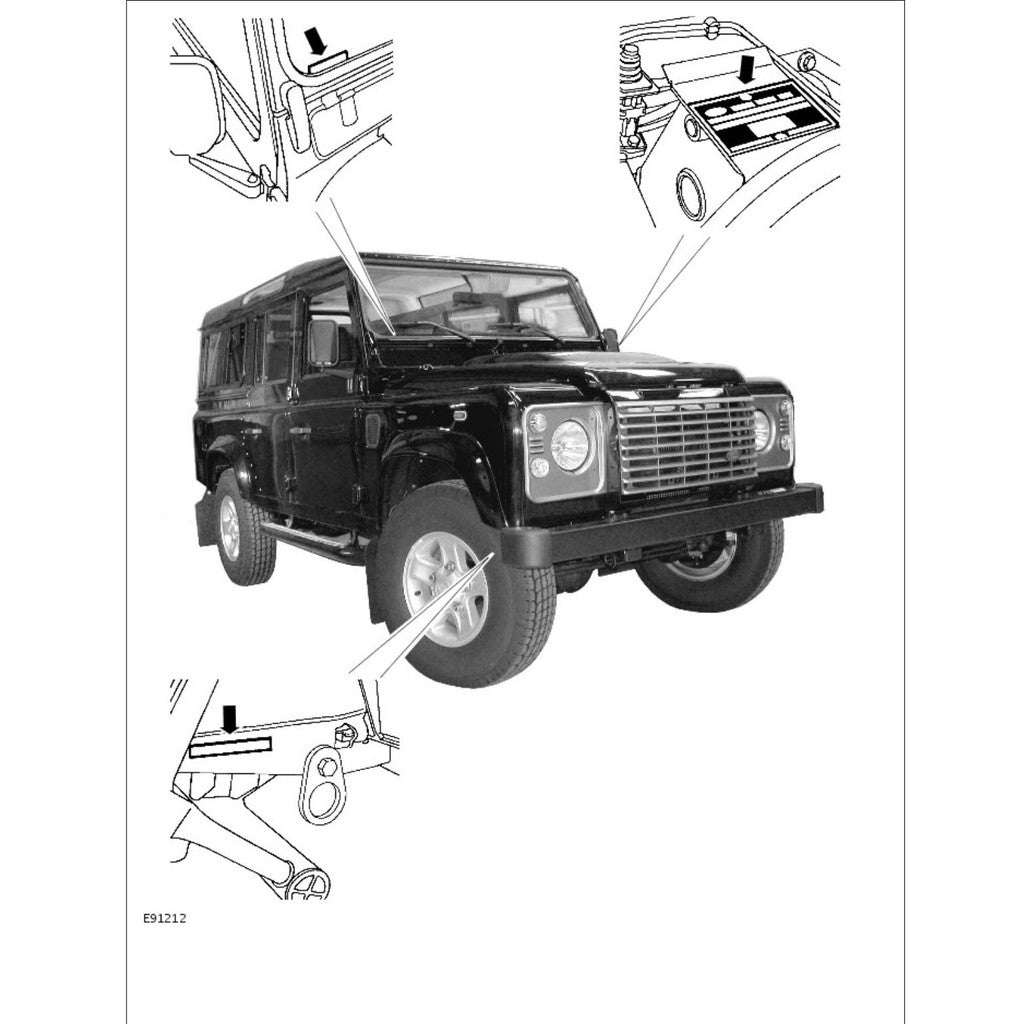 LAND ROVER DEFENDER 90/110/130 2007-2011 SERVICE REPAIR WORKSHOP MANUAL