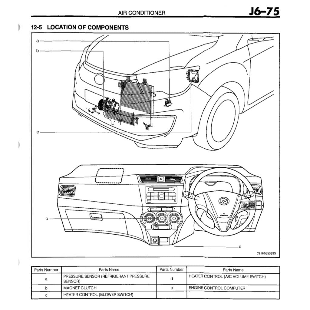PERODUA BEZZA B300 (2016-2023) SERVICE WORKSHOP MANUAL