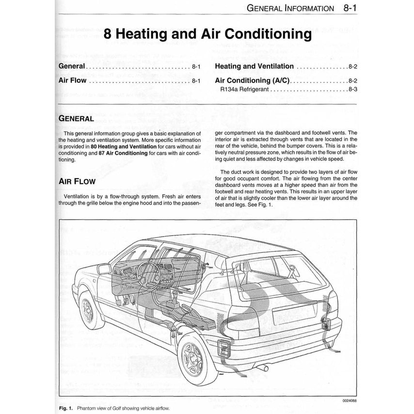 VW GOLF MK3 (1993-1999) SERVICE WORKSHOP MANUAL
