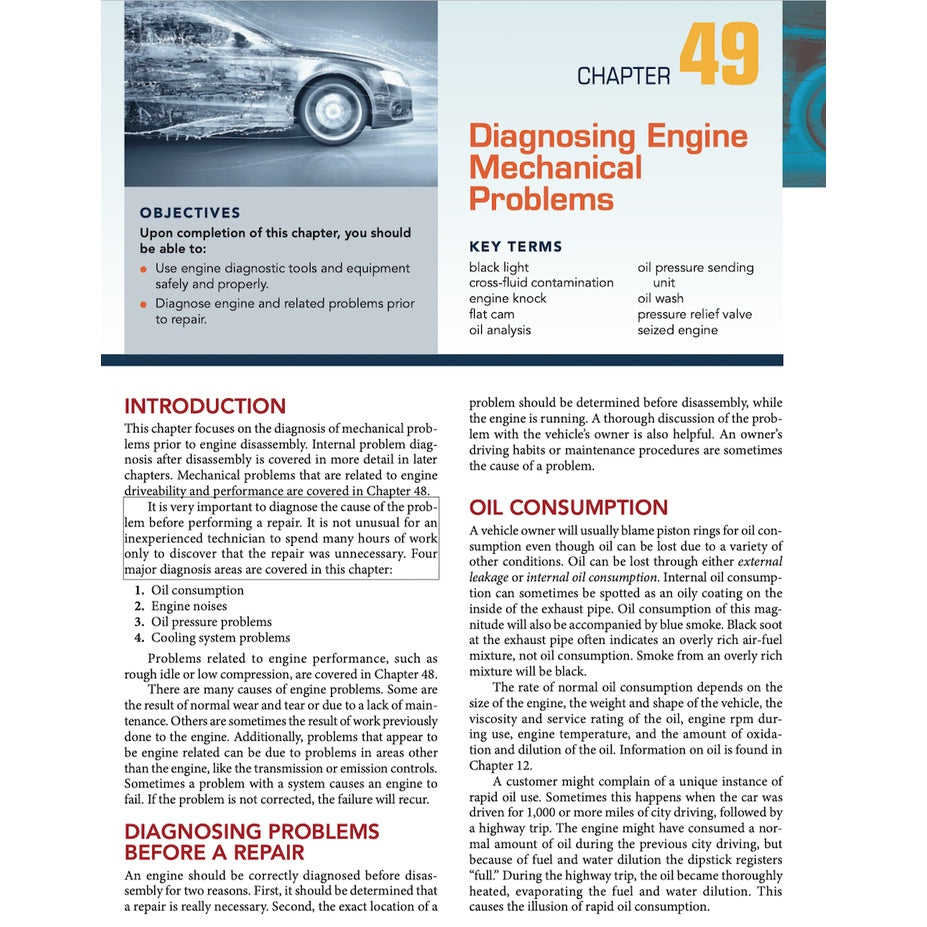 Automotive Service: Inspection, Maintenance, Repair 6th Edition (2018) - Tim Gilles