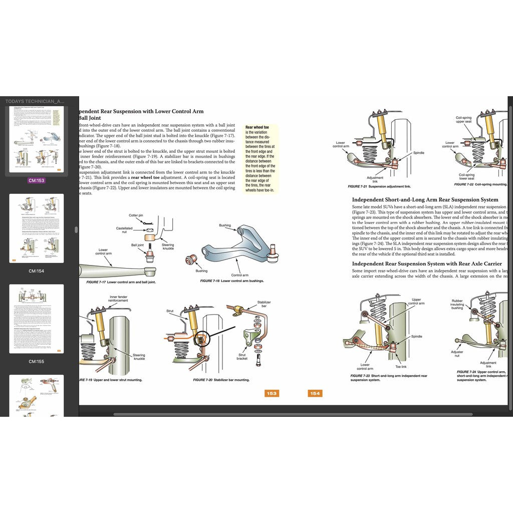 TODAY'S TECHNICIAN: AUTOMOTIVE SUSPENSION & STEERING SYSTEMS - TRAINING AND WORKSHOP MANUAL
