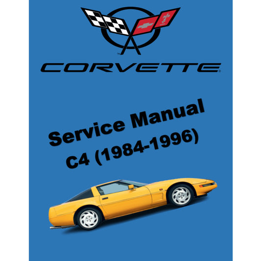 CHEVROLET CORVETTE C4 (1984-1996) SERVICE WORKSHOP MANUAL