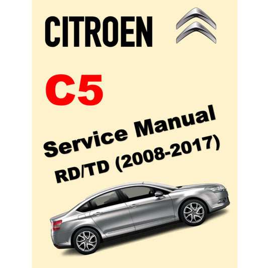 CITROEN C5 (2008-2017) SERVICE WORKSHOP MANUAL