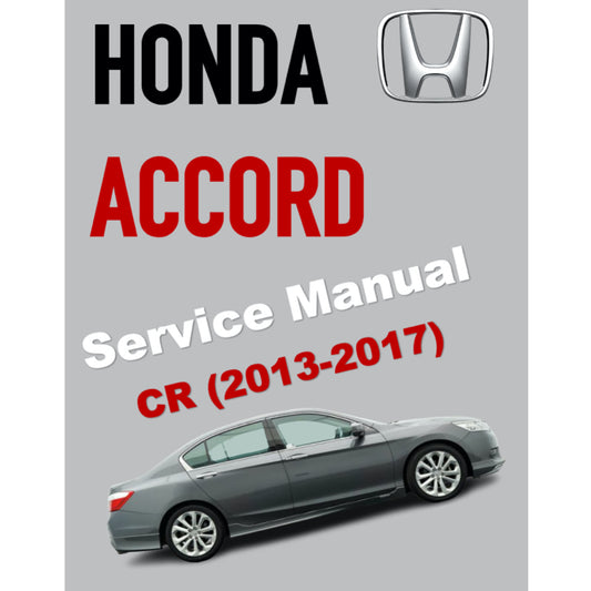 HONDA ACCORD 9 CR (2013-2017) SERVICE WORKSHOP MANUAL