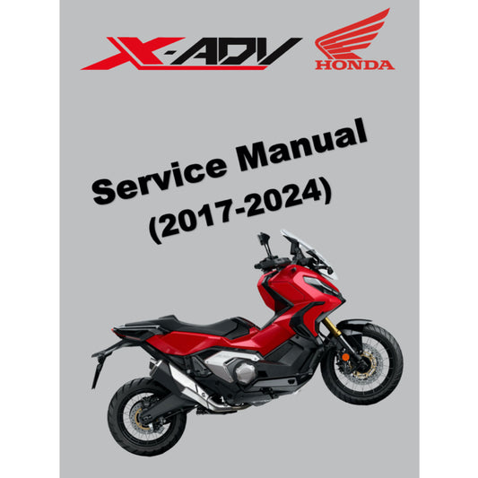 HONDA ADV 750 ADV750 / XADV 750 XADV750 (2017-2024) SERVICE WORKSHOP MANUAL + PARTS CATALOGUE + OWNER MANUAL