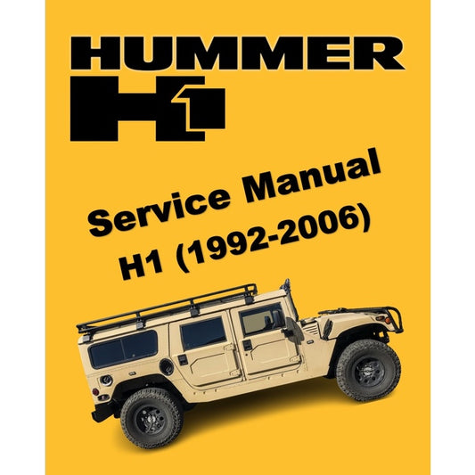 HUMMER H1 (1992-2006) SERVICE WORKSHOP MANUAL