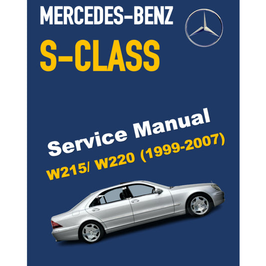 MERCEDES-BENZ W215/ W220 M137 (1999-2007) SERVICE WORKSHOP MANUAL