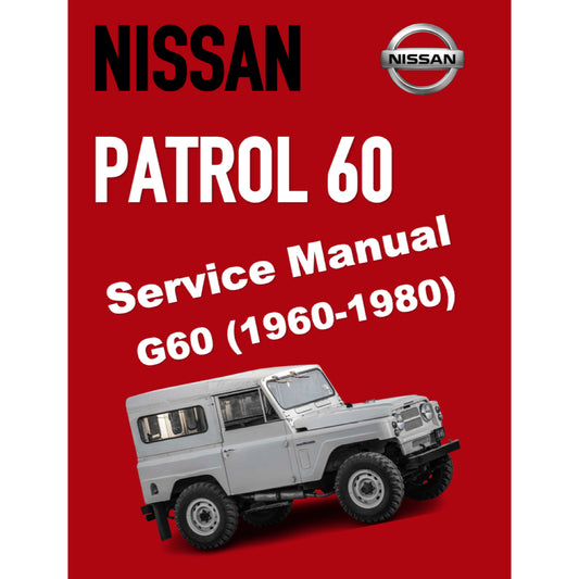 NISSAN PATROL 60 SERIES (1960-1980) SERVICE WORKSHOP MANUAL