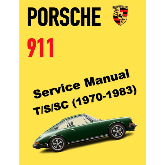 PORSCHE 911 (1970-1983) SERVICE WORKSHOP MANUAL + PARTS CATALOGUE