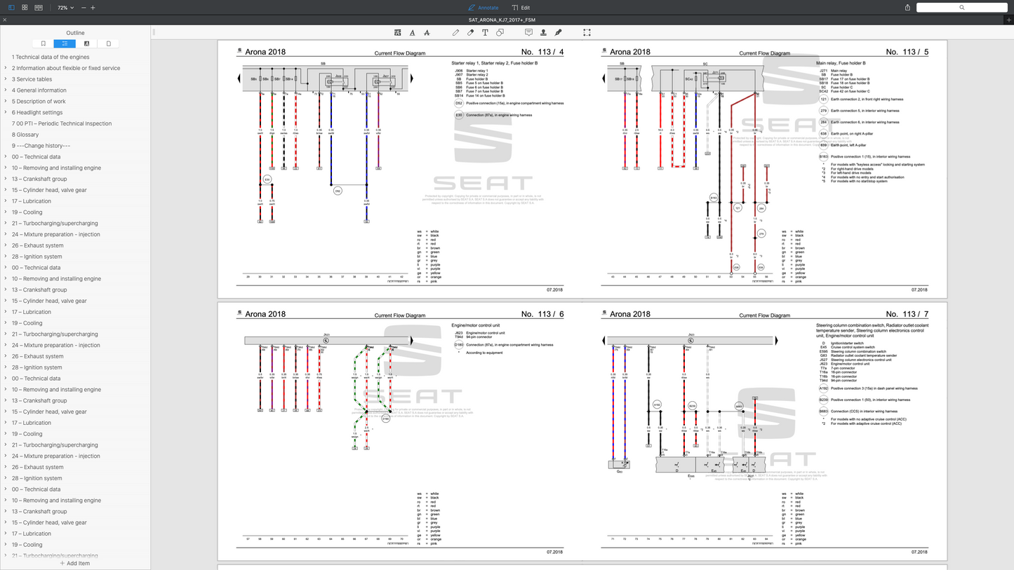 SEAT ATECA KH7 (2016+) SERVICE WORKSHOP MANUAL