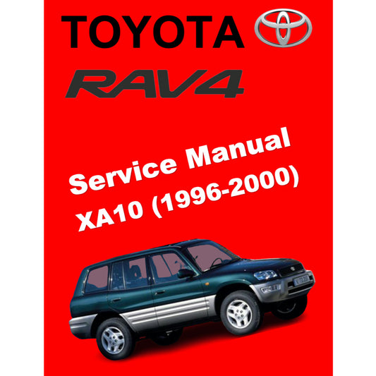 TOYOTA RAV4 XA10 (1996-2000) SERVICE WORKSHOP MANUAL